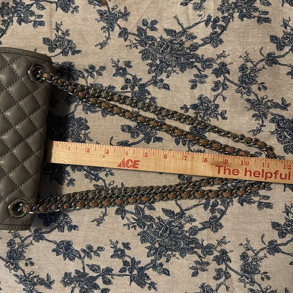 Rebecca Minkoff Quilted Look Gray Bag - Picture 8 of 8